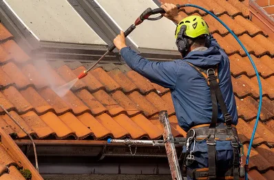 Démoussage et hydrofuge de toiture à Wittes